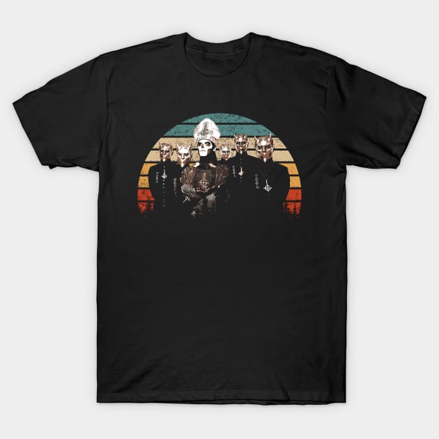 Infestissumam Threads Unleash Your Inner Ghoul with Ghosts Band Apparel T-Shirt by TheBlingGroupArt